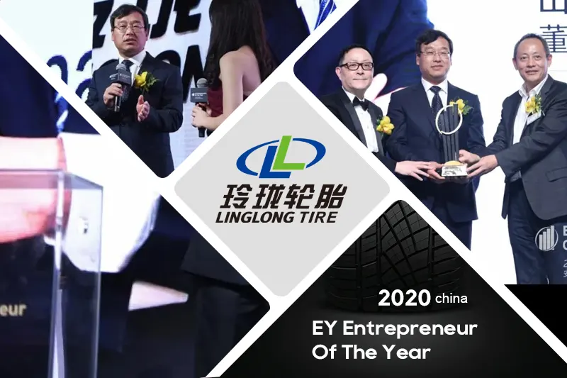 Az Ernst & Young Wang Feng, a Shandong Linglong Tire Co., Ltd.-től az Év Vállalkozója® 2020 Kína-díj nyertesének nyilvánította